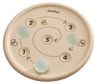 Produktbild von PlanToys- Zahlenpfad Balancierspiel 18,8x7,5x18,8 cm - 3y+
