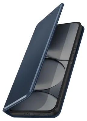 Image de Avizar, étui à rabat avec compartiment pour cartes et support pour Redmi Note 15 Pro 5G, bleu nuit