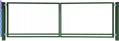 Obrázok produktu pre Brána RAMA pre stĺpiky a panely 130 cm Zelená RAL6005 + STĽPIKY | stĺpiky