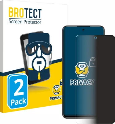 Produktbild von 2x BROTECT Sichtschutzfolie für Nubia Focus 5G Anti-Spy Privacy Sichtschutz Blickschutz Folie Blaulicht-Schutz