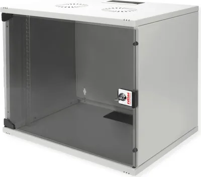 Produktbild von ROLINE 19-Zoll Wandgehäuse Basic 9 HE, 540x400 BxT Bausatz grau