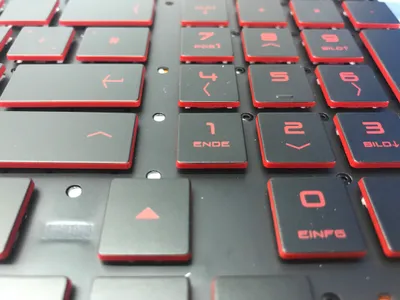 Image de FRANÇAIS - Clavier avec éclairage, sans cadre Compatible avec HP OMEN 17-AN000