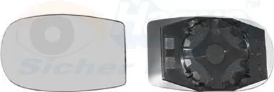 Produktbild von Van Wezel Spiegelglas rechts konvex unbeheizt für Fiat Punto