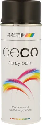 Immagine prodotto di Tubo spray Motip 400 ml nero opaco