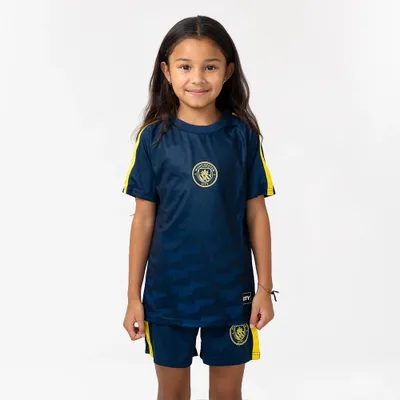 Image de Manchester City Tenue Extérieur 26/27 - Taille 128 - Tenue de Football Enfants - Sport - Merchandising Officiel - 100% Polyester
