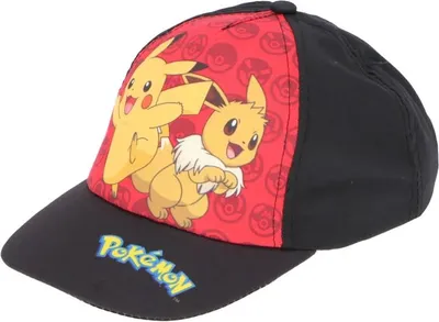 Produktbild von Pokemon Pikachu Jungen Kinder Basecap – Schwarz / 54