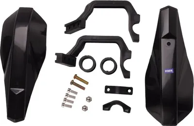 Produktbild von Plastik Handschützer schwarz SET Typ 2 Pit Bike Dirt Bike HMParts