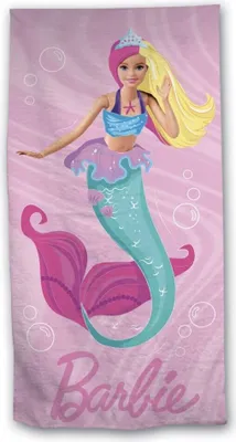 Zdjęcie produktu dla Dziecięcy ręcznik Barbie Syrena