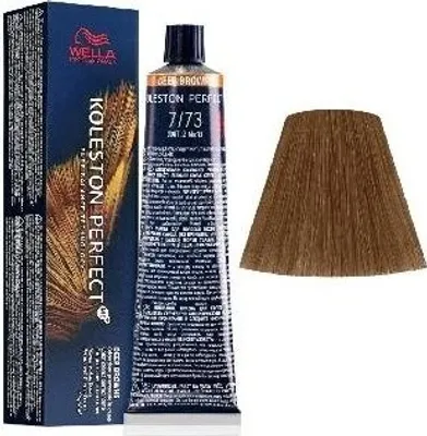 Produktbild von Wella Koleston Perfect Me+ Deep Browns 7/73 Mittelgoldenes Sandblond 60 ml