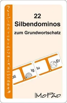 Produktbild von 22 Silbendominos zum Grundwortschatz