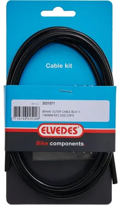 Obrázek produktu pro ELVEDES Brake -Outder -Cable 1,8 m schwarz +2 ferruessen 2021071