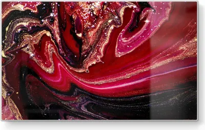 Produktbild von DEQORI Frühstücksbrett Glas 23x14 cm 'Marmor-Lavafluss' Schneidebrett Platte