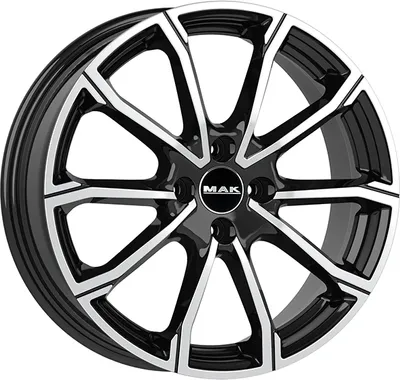 Produktbild von ALUFELGE MAK DaVinci 7x17 4x108 ET 32 BLACK MIRROR