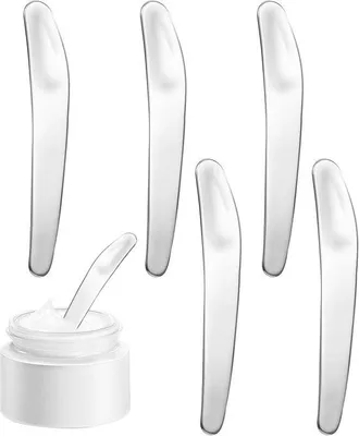 Produktbild von Metallene Gesichtsreinigungsspitzen-Set, 5 Stück, für Gesichtspflege und Feuchtigkeitscremes