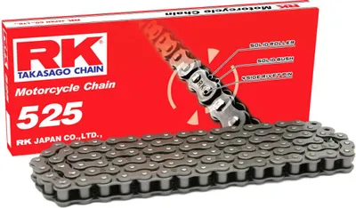 Produktbild von RK Kette 525 Teilung 108 Glieder offen mit Clipschloss