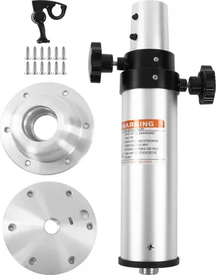 Obrázek produktu pro Odnímatelná noha stolu 430-745 mm výškově nastavitelná 3 sekce z hliníkové slitiny pro obytný automobil karavan obytný vůz