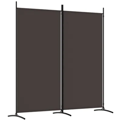 A two-panel room divider or screen.