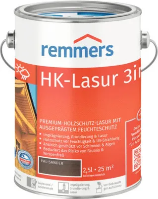 Zdjęcie produktu dla Remmers HK-Lasur 2,5 L wiadro palisander
