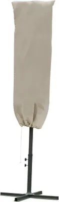 Produktbild von Famanu Schutzhülle für Gartenparasolen wetterfest - Kaki, 2-4 m, Φ60 x 160 cm
