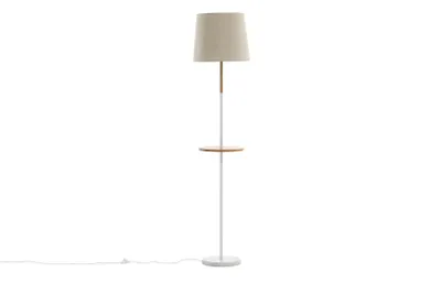 Produktbild von Nachttisch aus Stahl mit integrierter Lampe Hattman