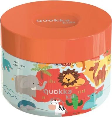 Obrázok produktu pre Quokka Kids Whim, nerezová nádoba na potraviny Map of Life, 360 ml, 40098