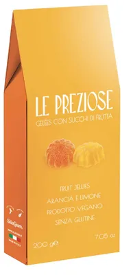 Produktbild von Le Preziose Fruit Jellies Orange & Zitrone 200g
