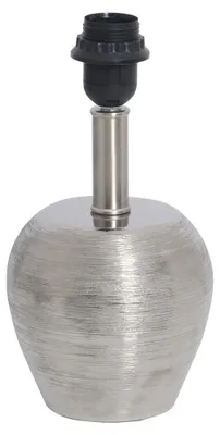 Obrázek produktu pro Stolní lampa na noze Näve - Materiál: kov, keramika - Barva: lesklá ocel; 123550