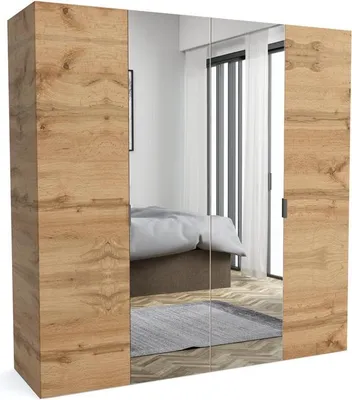 Zdjęcie produktu dla FURNLUX Mata do szafy A brązowa 220 cm / Kolor główny: brązowy / Wymiary: 220 x 60 x 205 cm