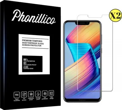 Produktbild von Hartglas für Honor PLAY [2 Stück] Displayschutzfolie Screen Protector Film Anti-Kratzer Glas Resistant Phonillico®