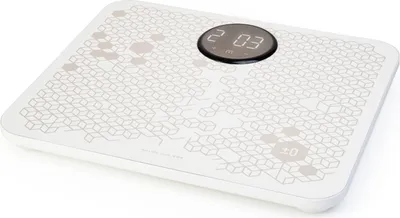 Image de Pèse personne et électrostimulateur blanc - Terraillon - POWERMASSAGER -
