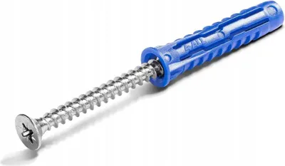 Obrázok produktu pre Univerzálna hmoždinka 6x50mm so skrutkou 4,5x60mm 8 ks