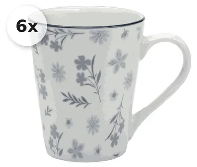 Produktbild von Becher 300ml 6er Set Sendai Blume
