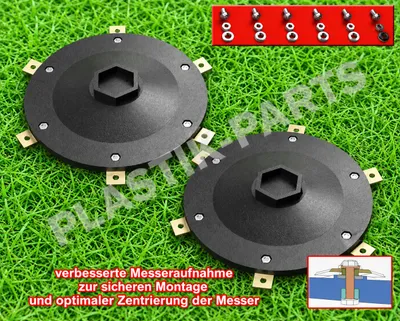 Immagine prodotto di 2 dischi per seghe a 6 lame, compatibili con i modelli KRESS KR133E, KR136E, KR230E, KR233E, KR236E, inclusi 12 lame, Immagine generata dall'IA