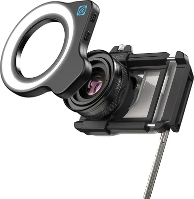 Produktbild von Makroobjektiv, 10-20X Zoom, LED-Fülllicht, Makro mit Licht