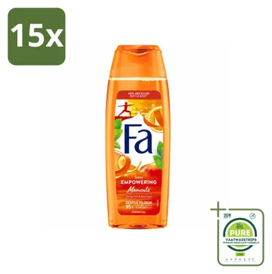 Imagen del producto de 15 unidades de gel de ducha "Empowering Moments" - 250 ml - Paquete grande