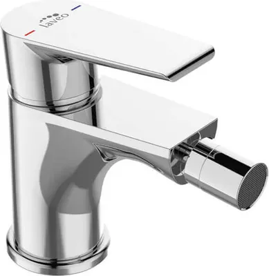 Zdjęcie produktu dla Bateria bidetowa LARGO chrom, stojąca, jednouchwytowa, z głowicą ceramiczną 35mm i korkiem klik-klak, 8 lat gwarancji BAH_032D