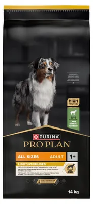 Zdjęcie produktu dla Purina Pro Plan Light Sterilised 14kg Sucha Karma z Jagnięciną Dla Psa