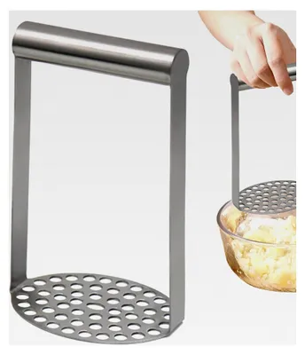 Produktbild von Hochleistungs-Kartoffelstampfer aus Edelstahl - Multifunktionales Küchenwerkzeug für Avocado und Kartoffelpüree