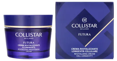 Zdjęcie produktu dla Collistar Futura Revitalizing Brightening Cream, Krem na dzień, Kobiety, Skóra dojrzała, Twarz, Szyja, Rozjaśniający, Nawilżający, Odżywiający, Odmładzanie, Odżywiający, 40 - 60 lat(a)