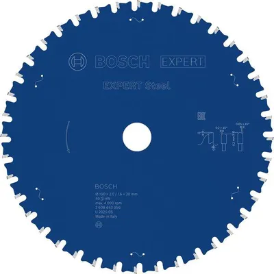 Produktbild von EXPERT Steel Kreissägeblatt, 190x2/1,6x20 mm, Z40