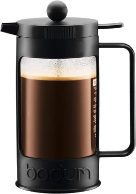 Produktbild von Bodum Bean, freistehend, Schwarz, Transparent, Französische Presse, Gemahlener Kaffee, Kaffee, 1l
