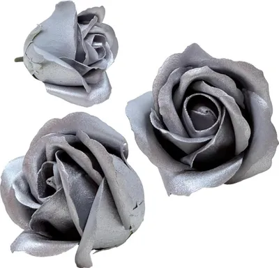 Produktbild von Metallische Seifenrose - Silber