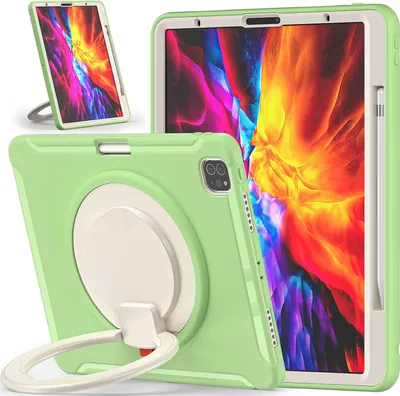 Image de Étui avec support pour iPad Air 4/5 10.9 pouces Pro 11 2018/20/21 Vert