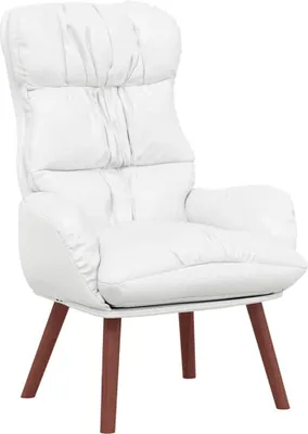 Zdjęcie produktu dla vidaXL Fotel biały 69 x 74 x 93 cm imitacja skóry
