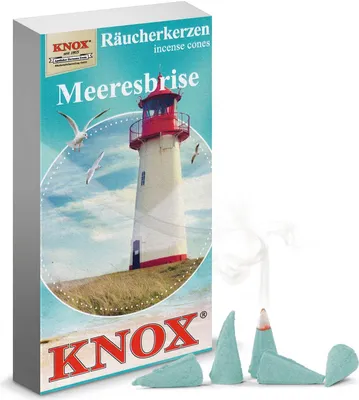Produktbild von Räucherkerzen KNOX Räucherkerzen Meeresbrise (24) BxHxT 6,5x12,5x2,5cm NEU