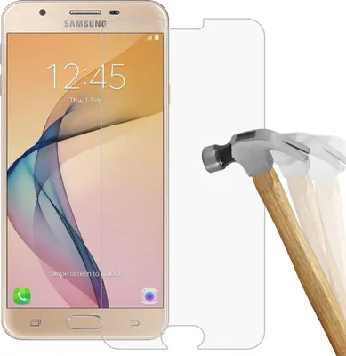 Produktbild von Samsung Galaxy J5 Prime Schutzfolie Panzerglas Displayschutz Tempered Glass 9H ultra klar