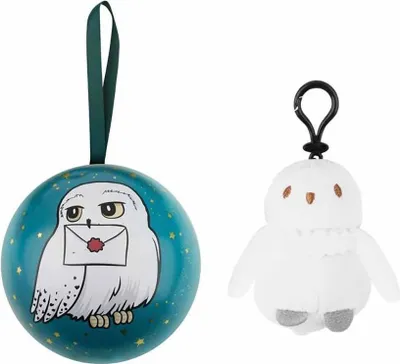 Image de Harry Potter Boule de Noël Hedwig avec chaussettes