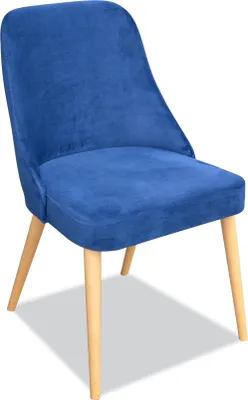 Productafbeelding van Massief houten stoel, eetkamerstoel, design stoel, textiel stoel, stoelen, eetkamerstoelen, model K78