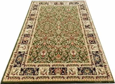 Image de Tapis oriental 150x300 cm LUCHO - vert / à motifs