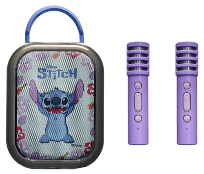 Image de Karaoke Bluetooth Stitch avec 2 micros sans fil